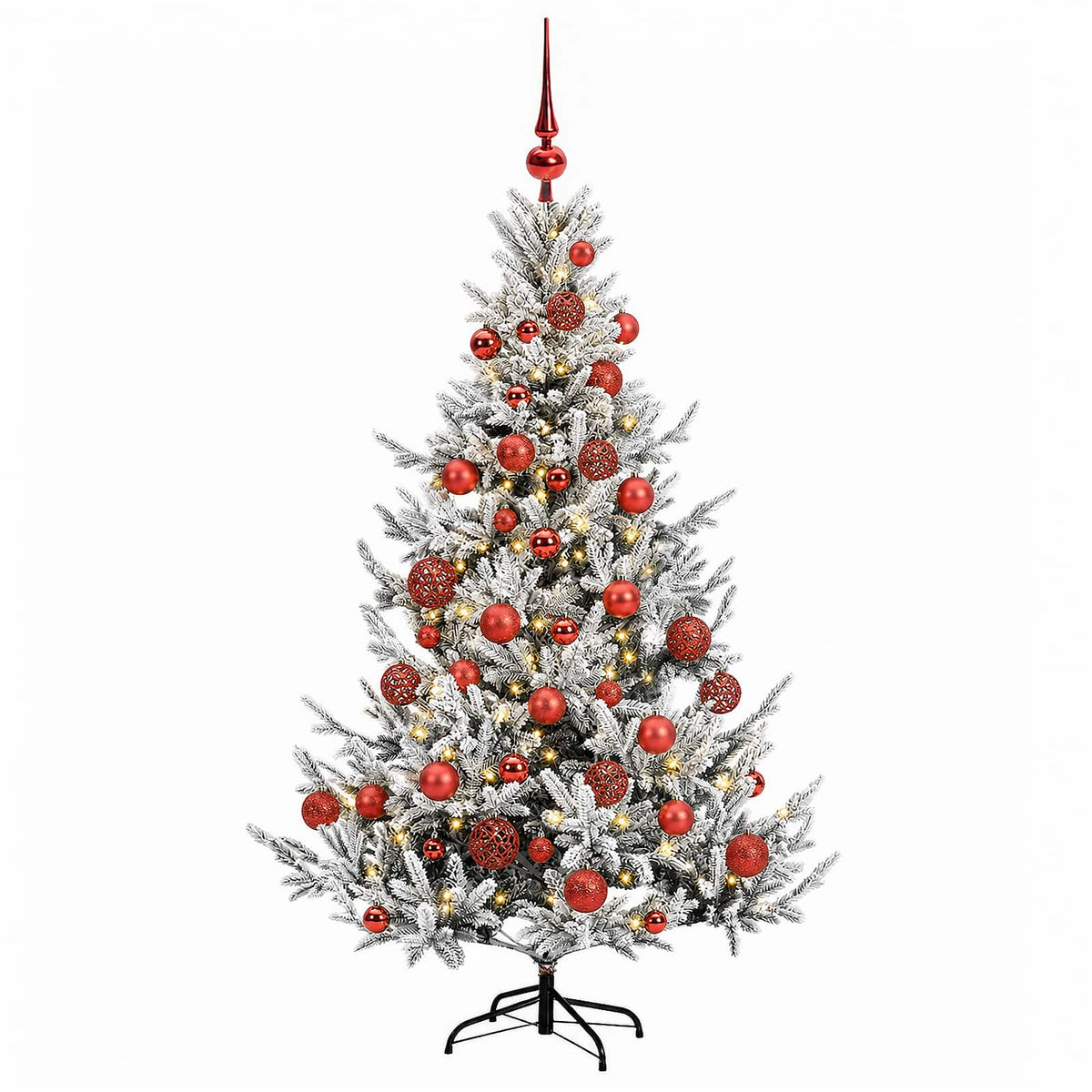 Dirbtinė kalėdinė eglutė su rutuliuku 150 cm 150 LED