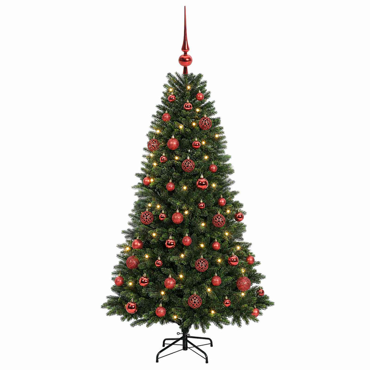 Dirbtinė Kalėdų eglutė su burbulais 120 cm 150 LED Šilta balta