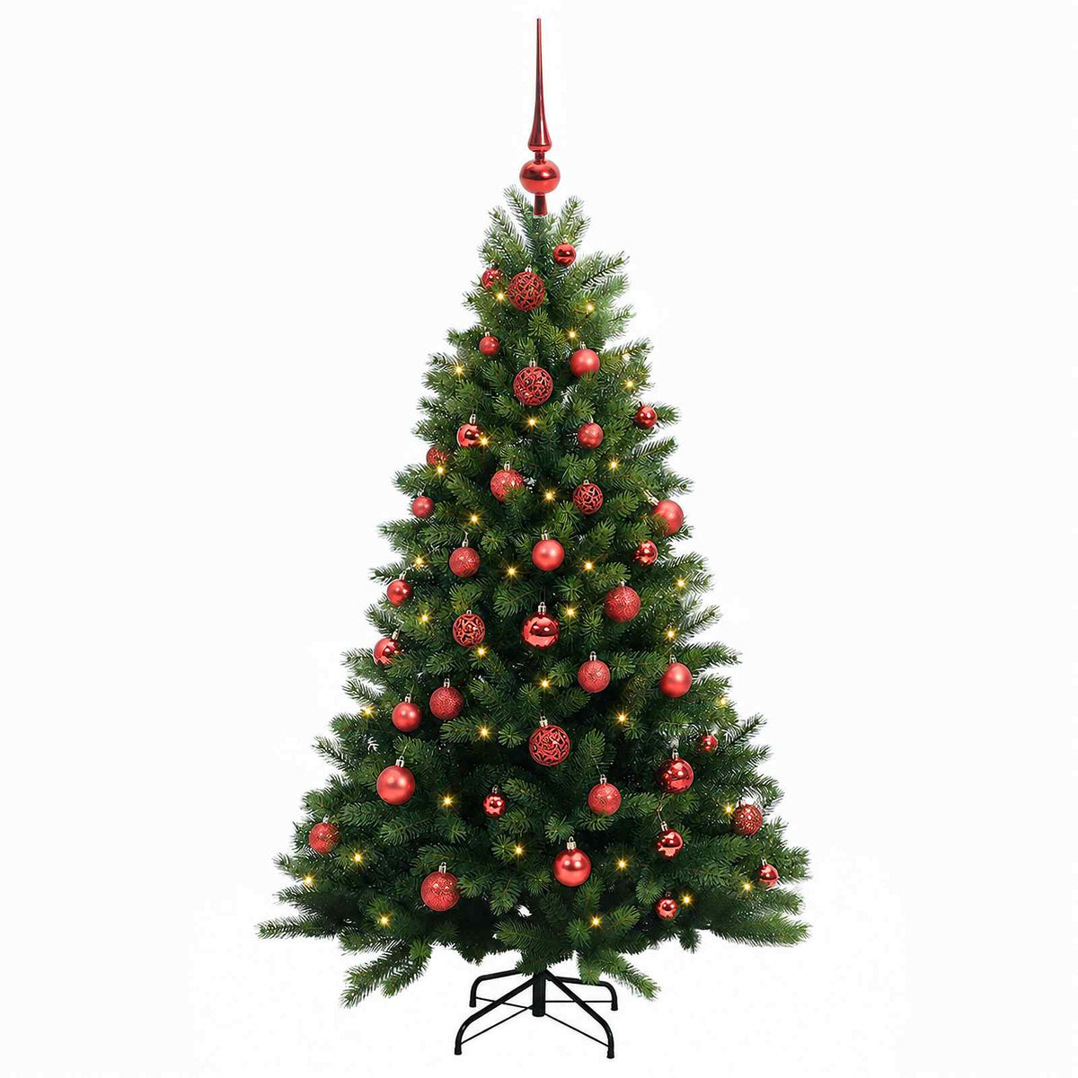 Dirbtinė Kalėdų eglutė su burbulais 120 cm 150 LED Šilta balta