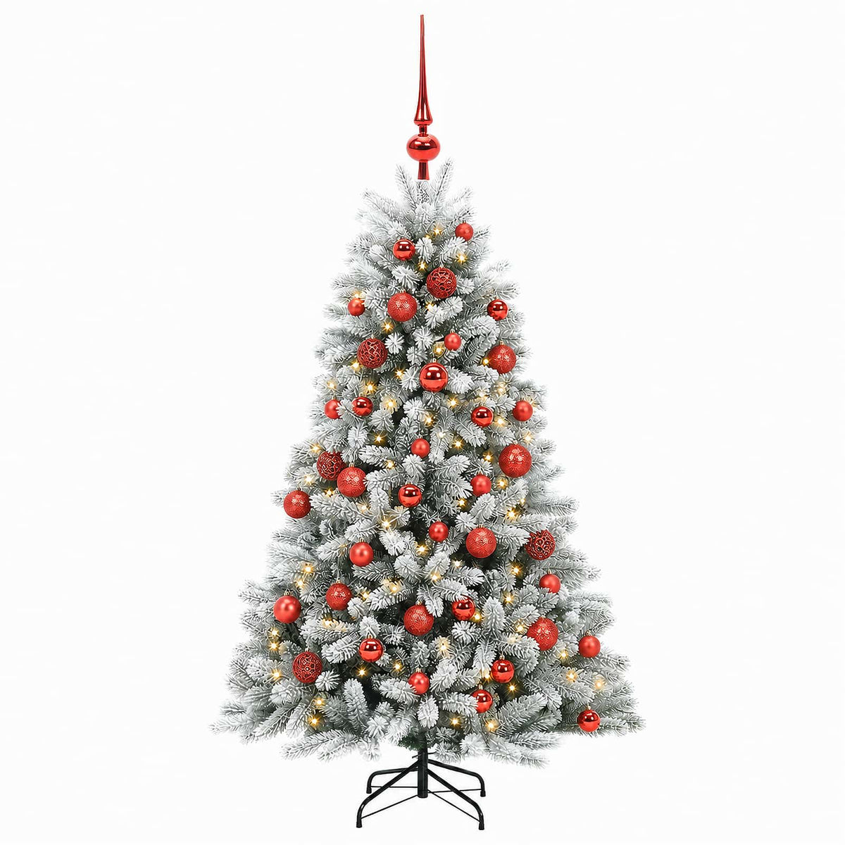 Dirbtinė Kalėdų eglutė su burbulais 150 cm 150 LED Šilta balta