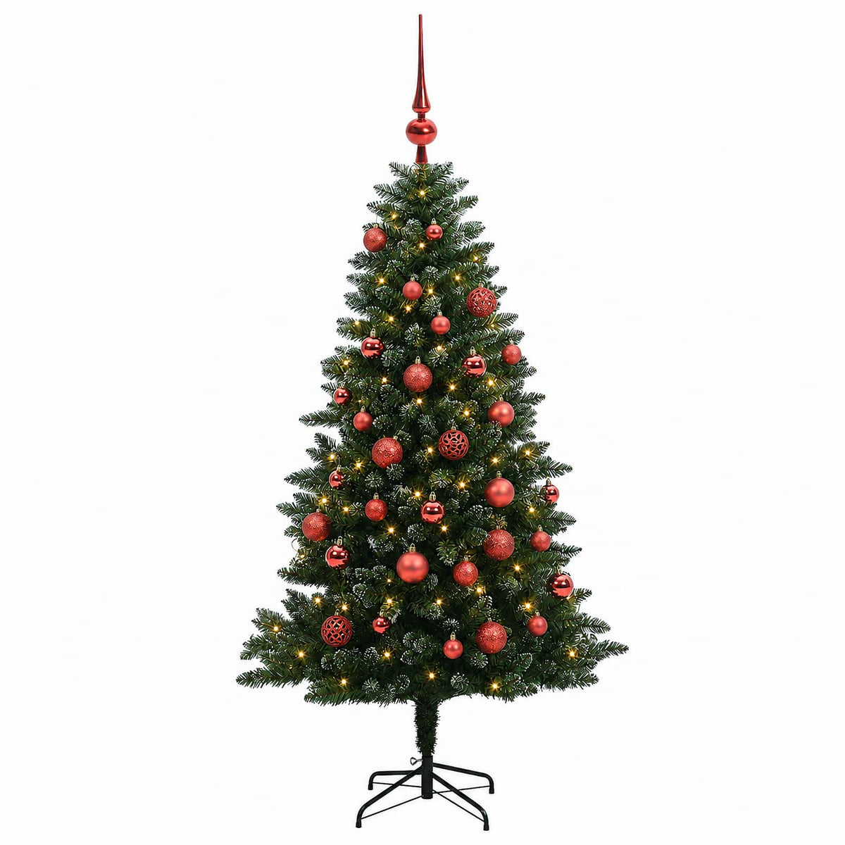 Dirbtinė Kalėdų eglutė su burbulais 120 cm 150 LED Šilta balta