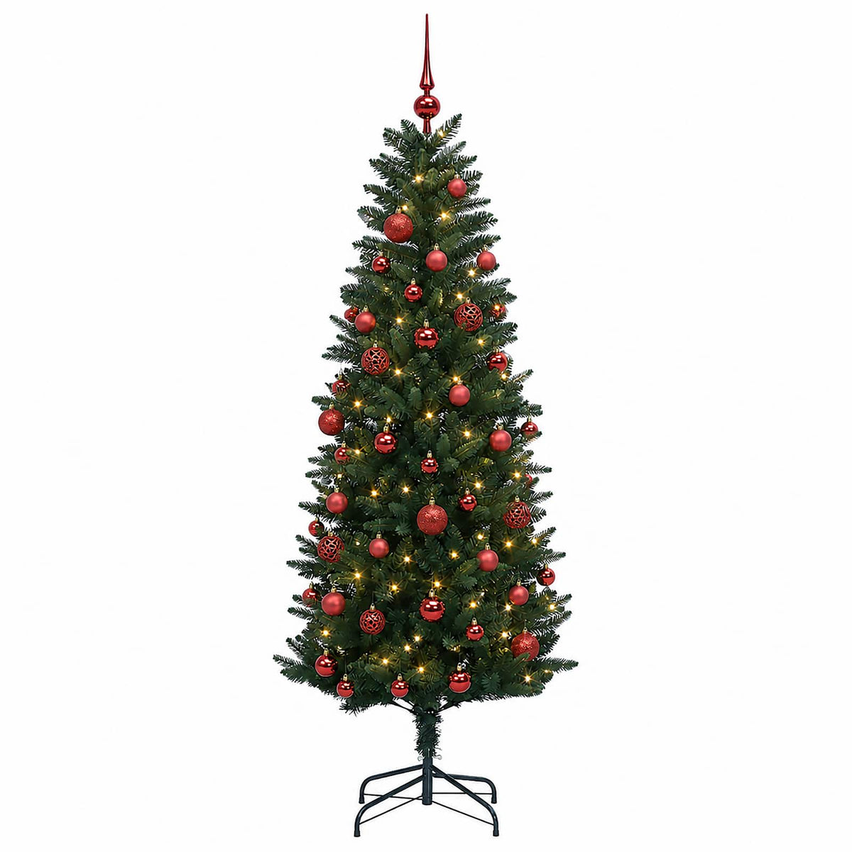 Dirbtinė Kalėdų eglutė su burbulais 120 cm 150 LED Šilta balta