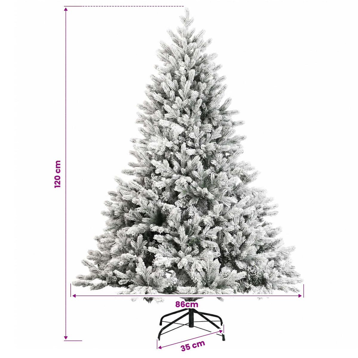 Dirbtinė kalėdinė eglutė su rutuliuku 120 cm 150 LED