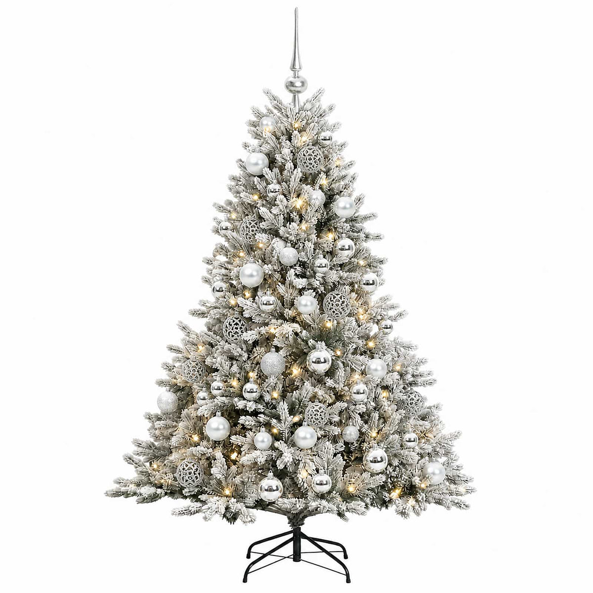 Dirbtinė kalėdinė eglutė su rutuliuku 150 cm 150 LED