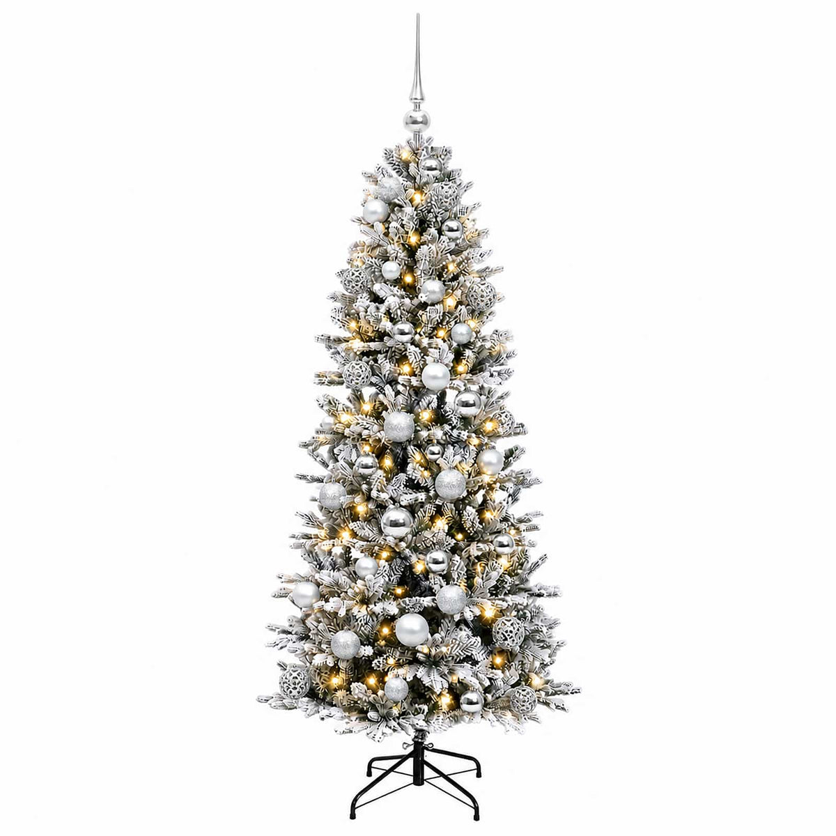 Dirbtinė kalėdinė eglutė su rutuliuku 120 cm 150 LED