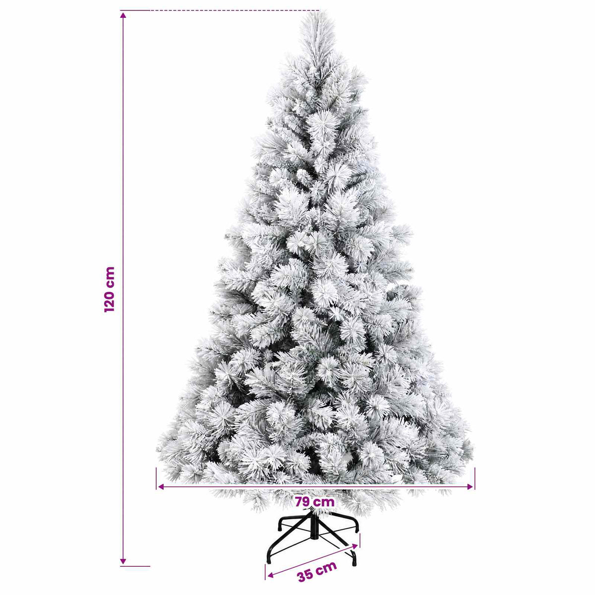 Dirbtinė kalėdinė eglutė su rutuliuku 120 cm 150 LED