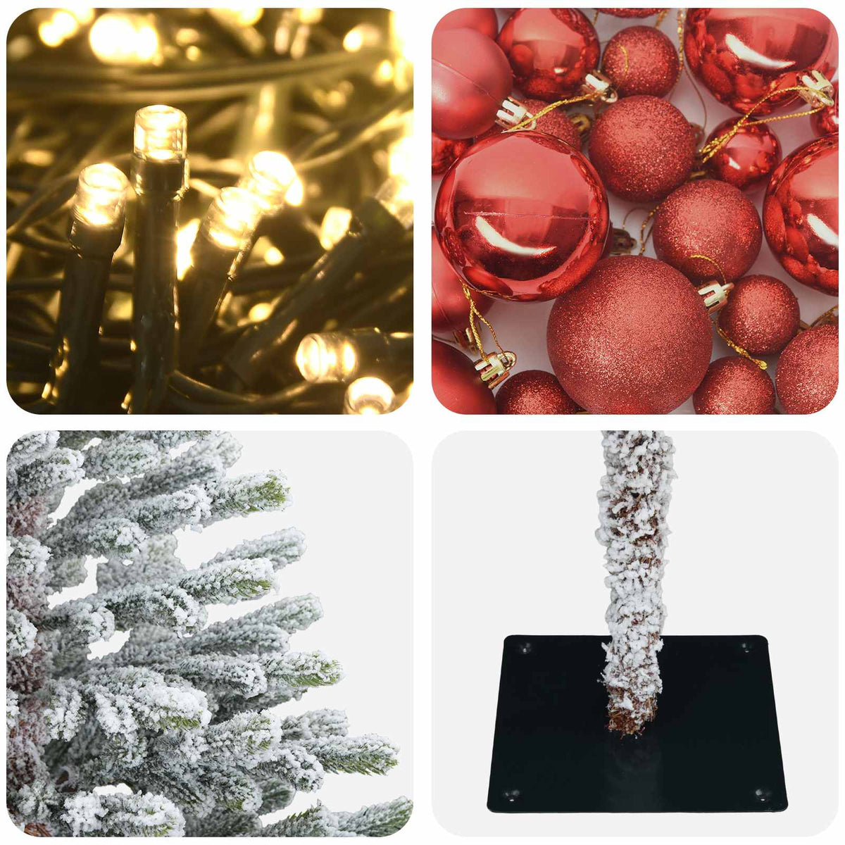 Dirbtinė kalėdinė eglutė su rutuliuku 120 cm 150 LED