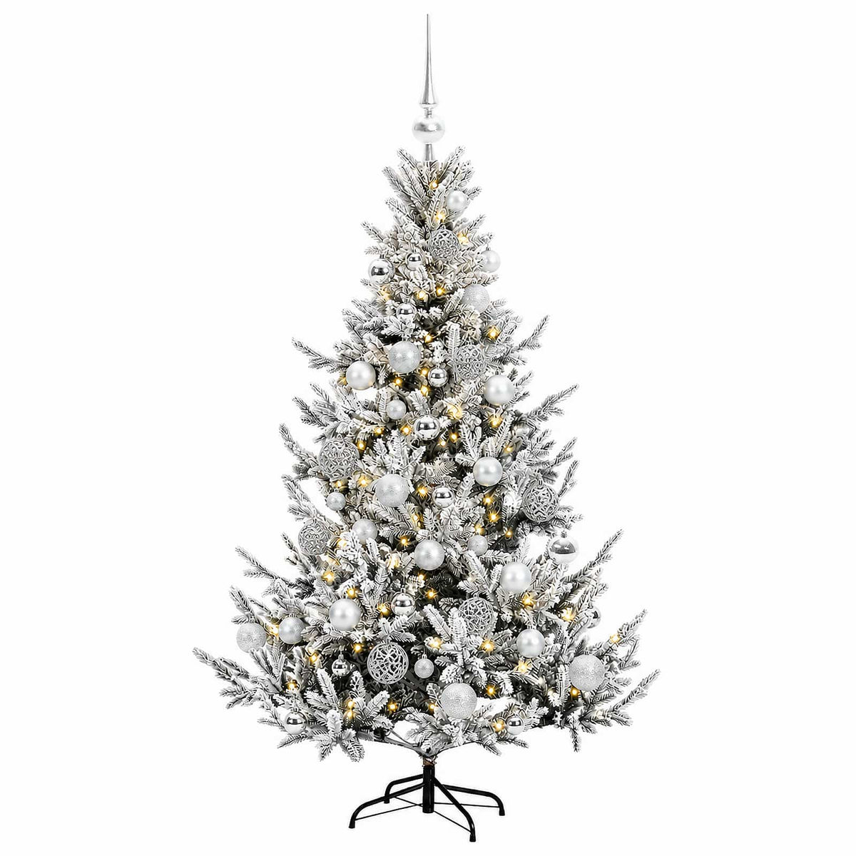 Dirbtinė kalėdinė eglutė su rutuliuku 150 cm 150 LED