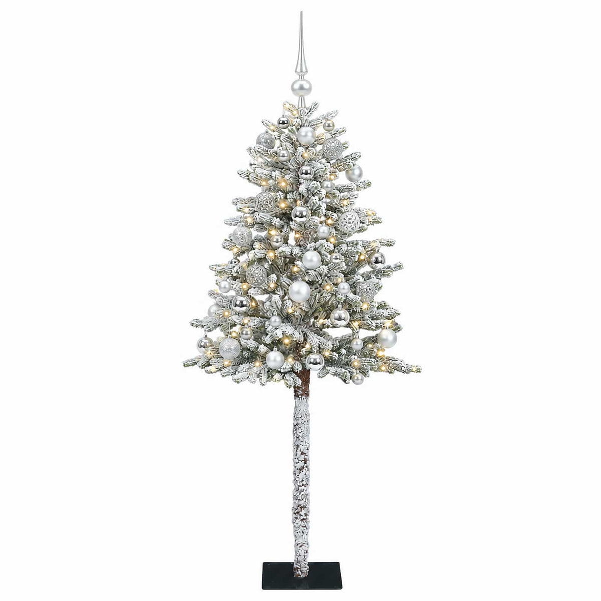 Dirbtinė Kalėdų eglutė su burbulais 120 cm 150 LED Šilta balta