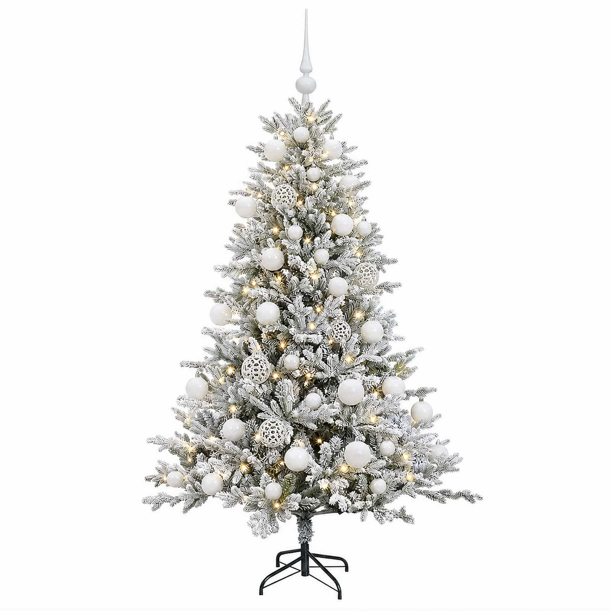 Dirbtinė kalėdinė eglutė su rutuliuku 150 cm 150 LED