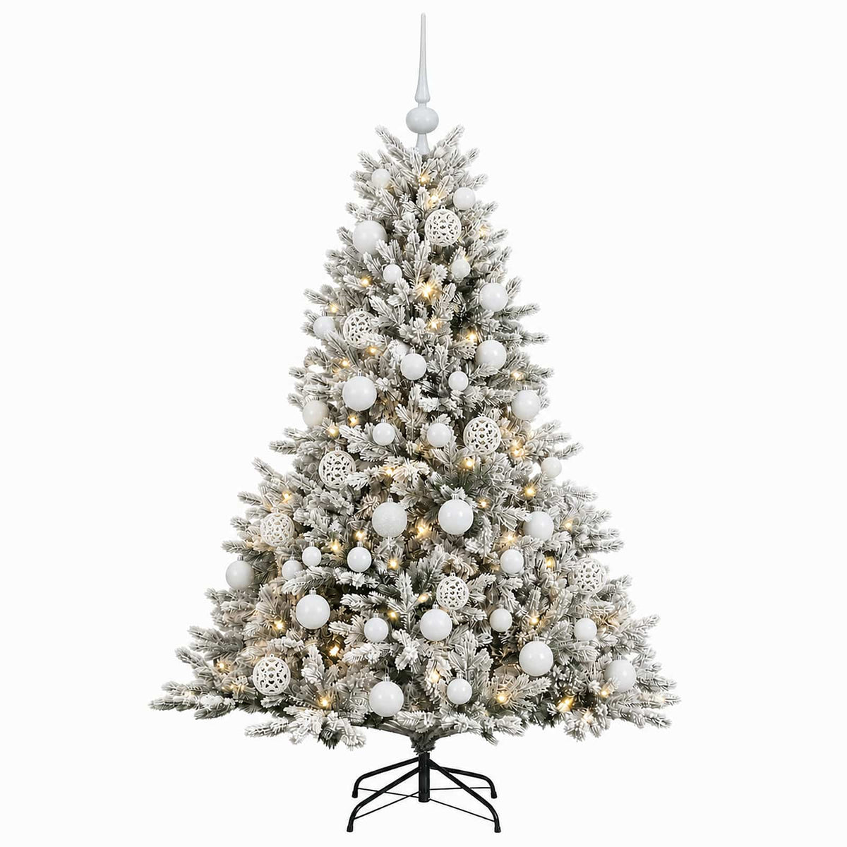 Dirbtinė kalėdinė eglutė su rutuliuku 120 cm 150 LED