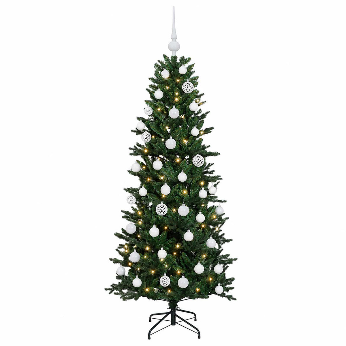 Dirbtinė kalėdinė eglutė su rutuliuku 150 cm 150 LED