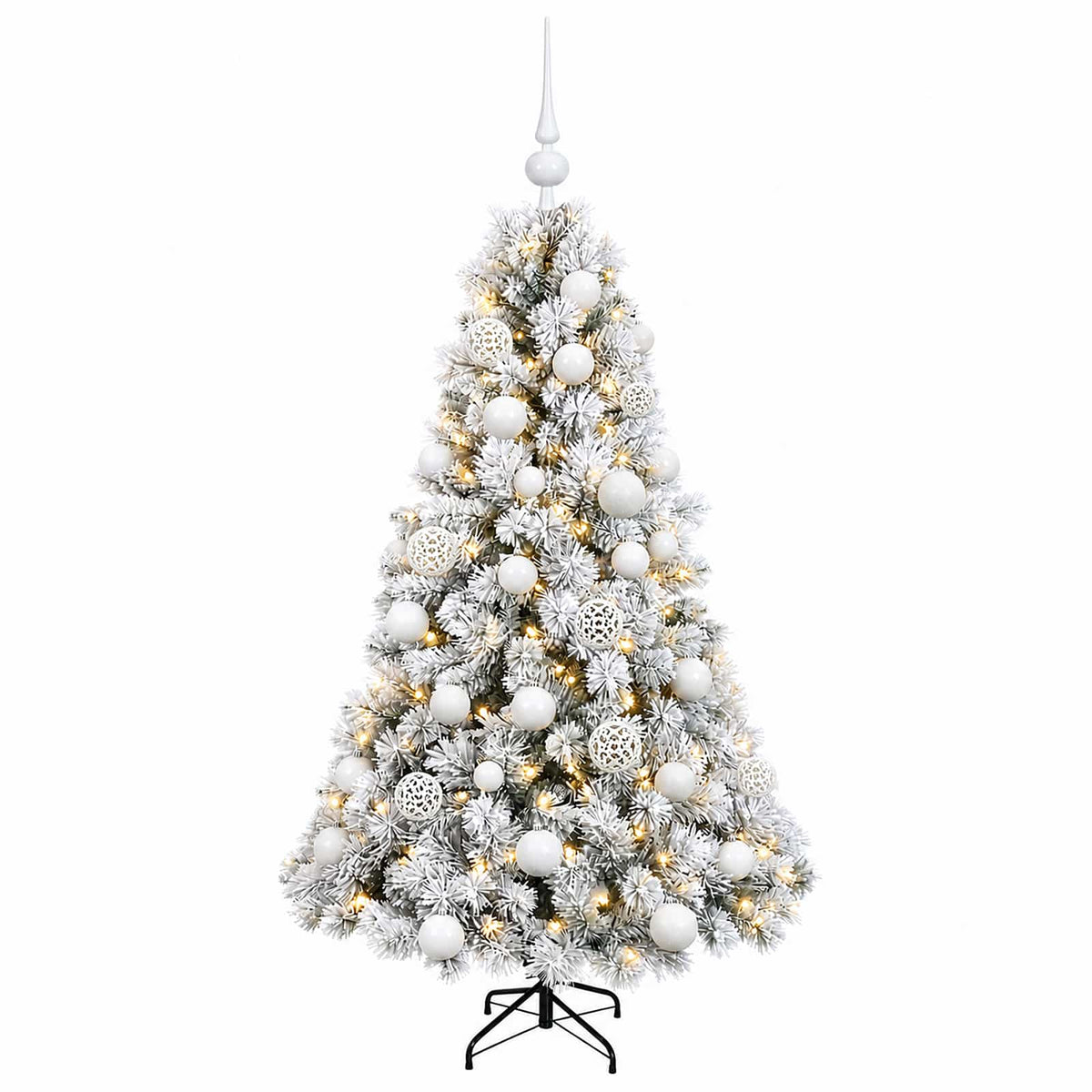 Dirbtinė kalėdinė eglutė su rutuliuku 150 cm 150 LED