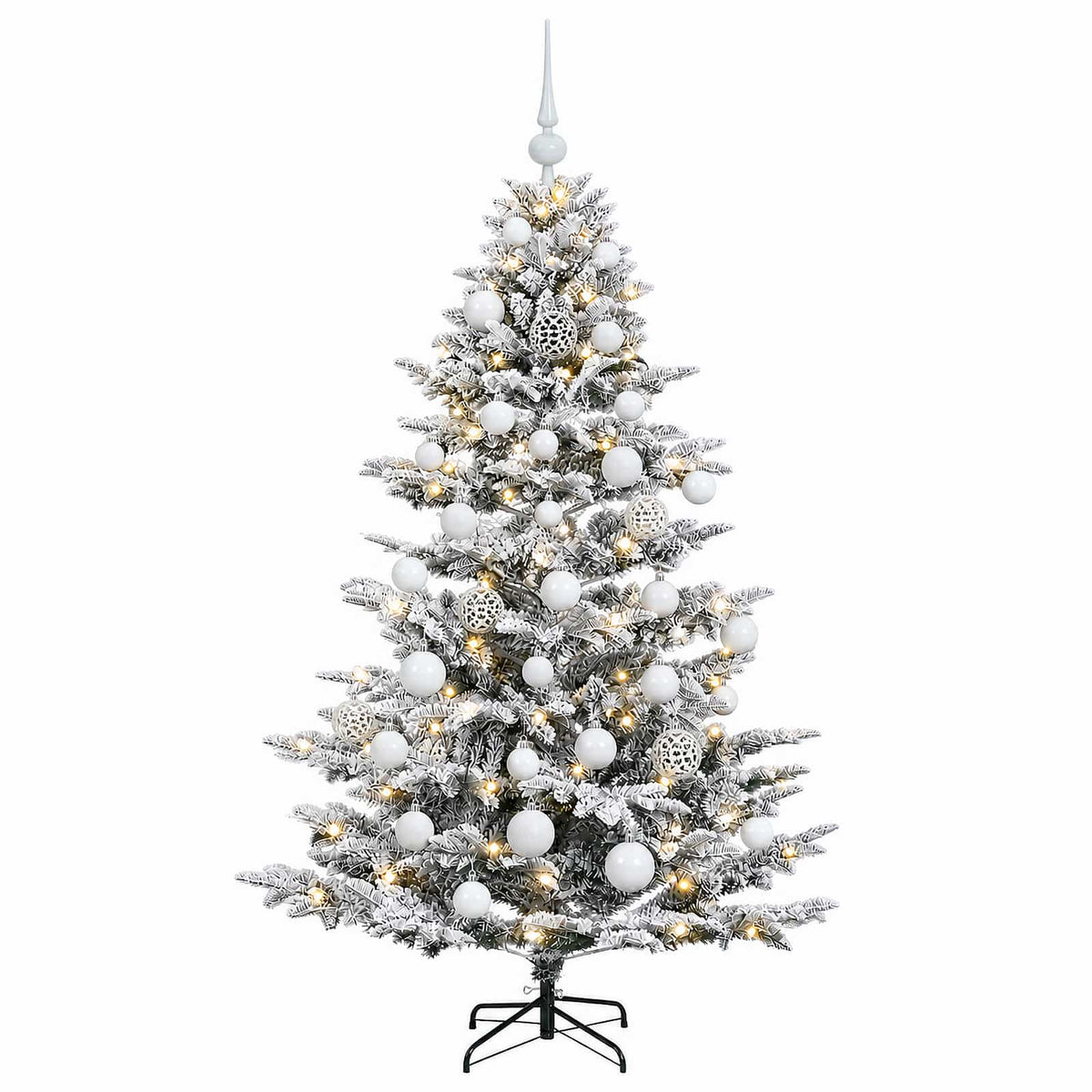 Dirbtinė kalėdinė eglutė su rutuliuku 150 cm 150 LED