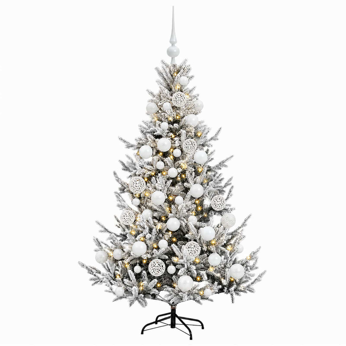 Dirbtinė kalėdinė eglutė su rutuliuku 150 cm 150 LED