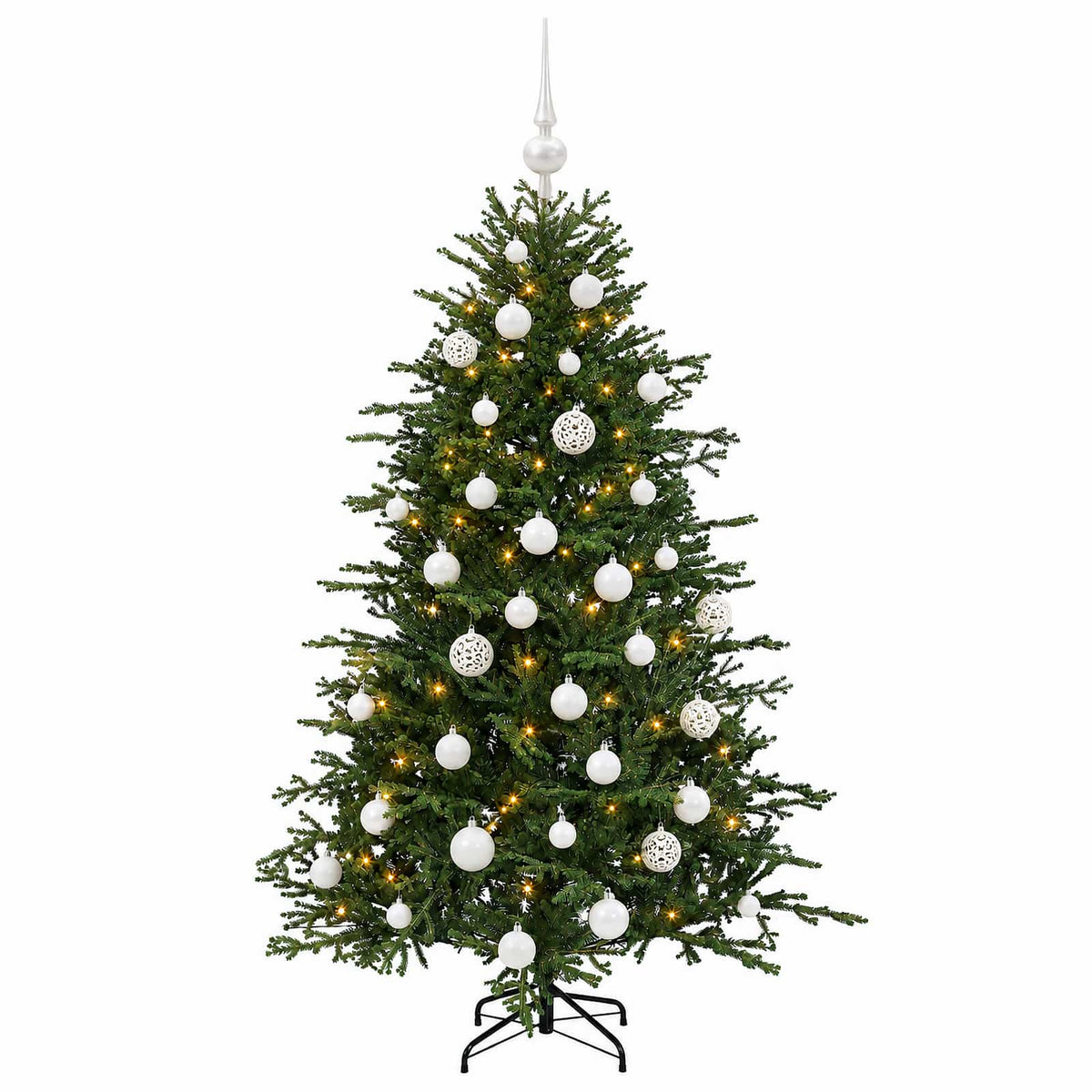 Dirbtinė kalėdinė eglutė su rutuliuku 120 cm 150 LED