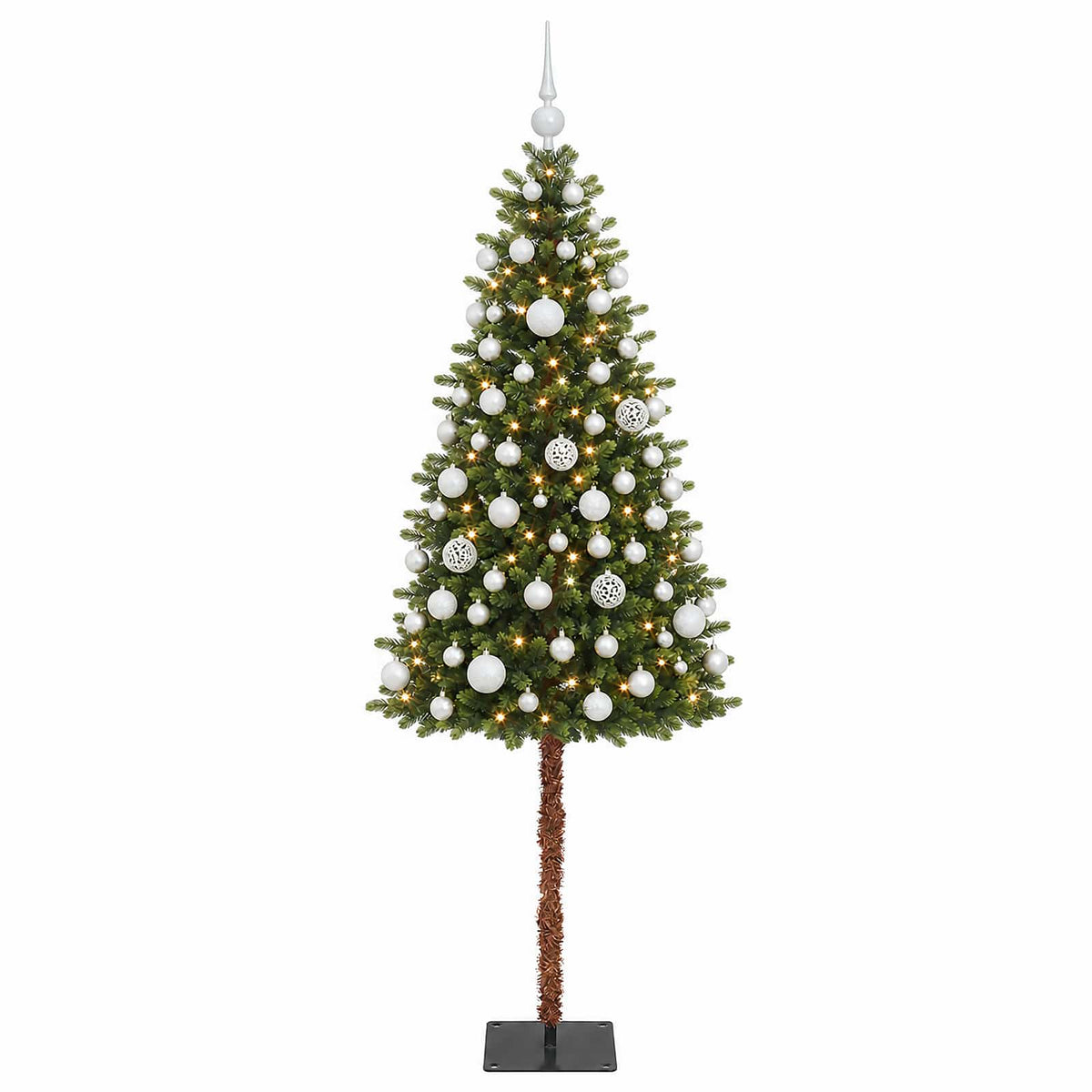 Dirbtinė Kalėdų eglutė su burbulais 120 cm 150 LED Šilta balta