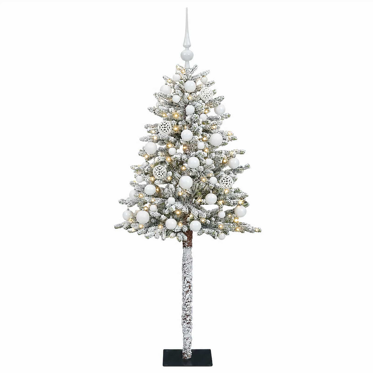 Dirbtinė Kalėdų eglutė su burbulais 120 cm 150 LED Šilta balta