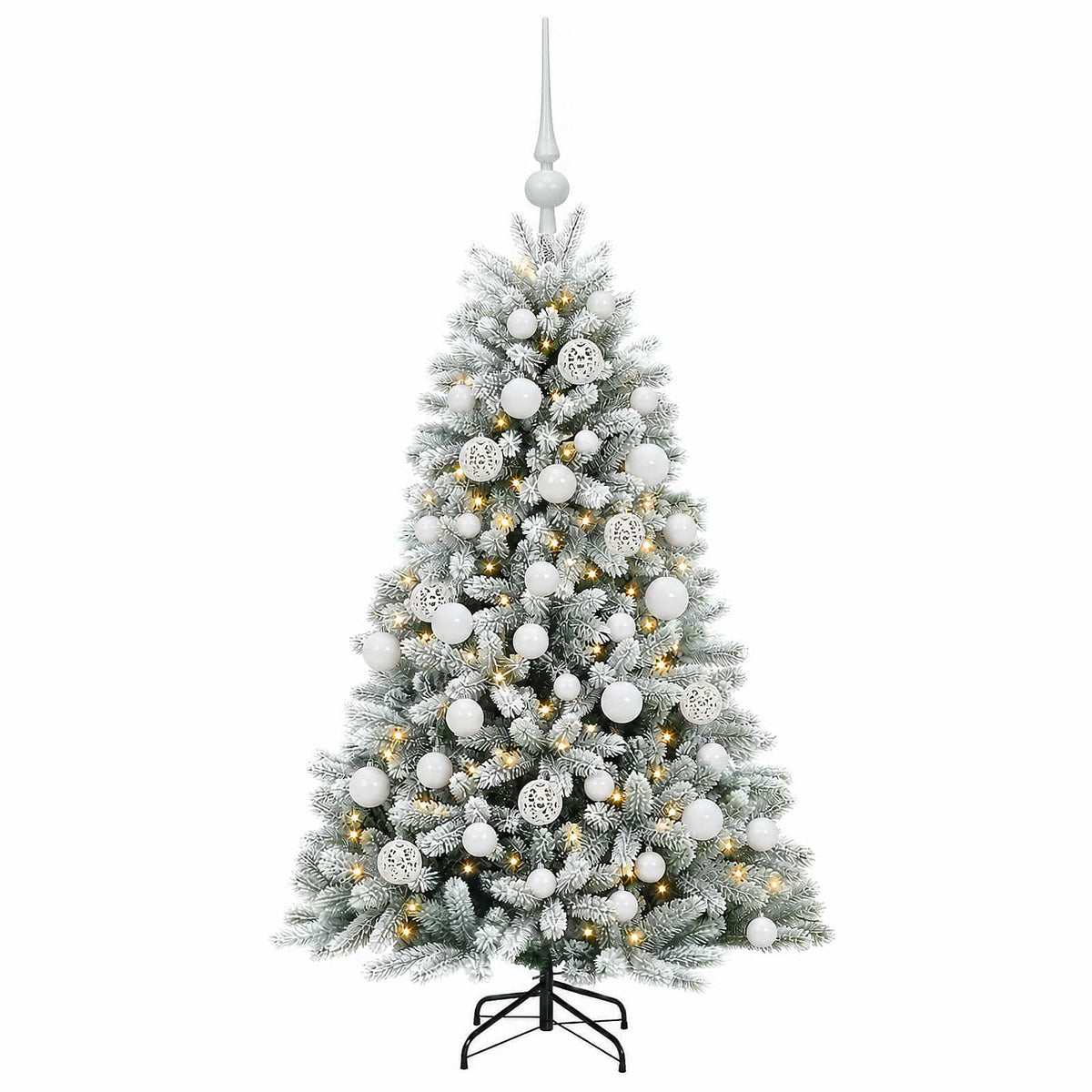 Dirbtinė Kalėdų eglutė su burbulais 150 cm 150 LED Šilta balta