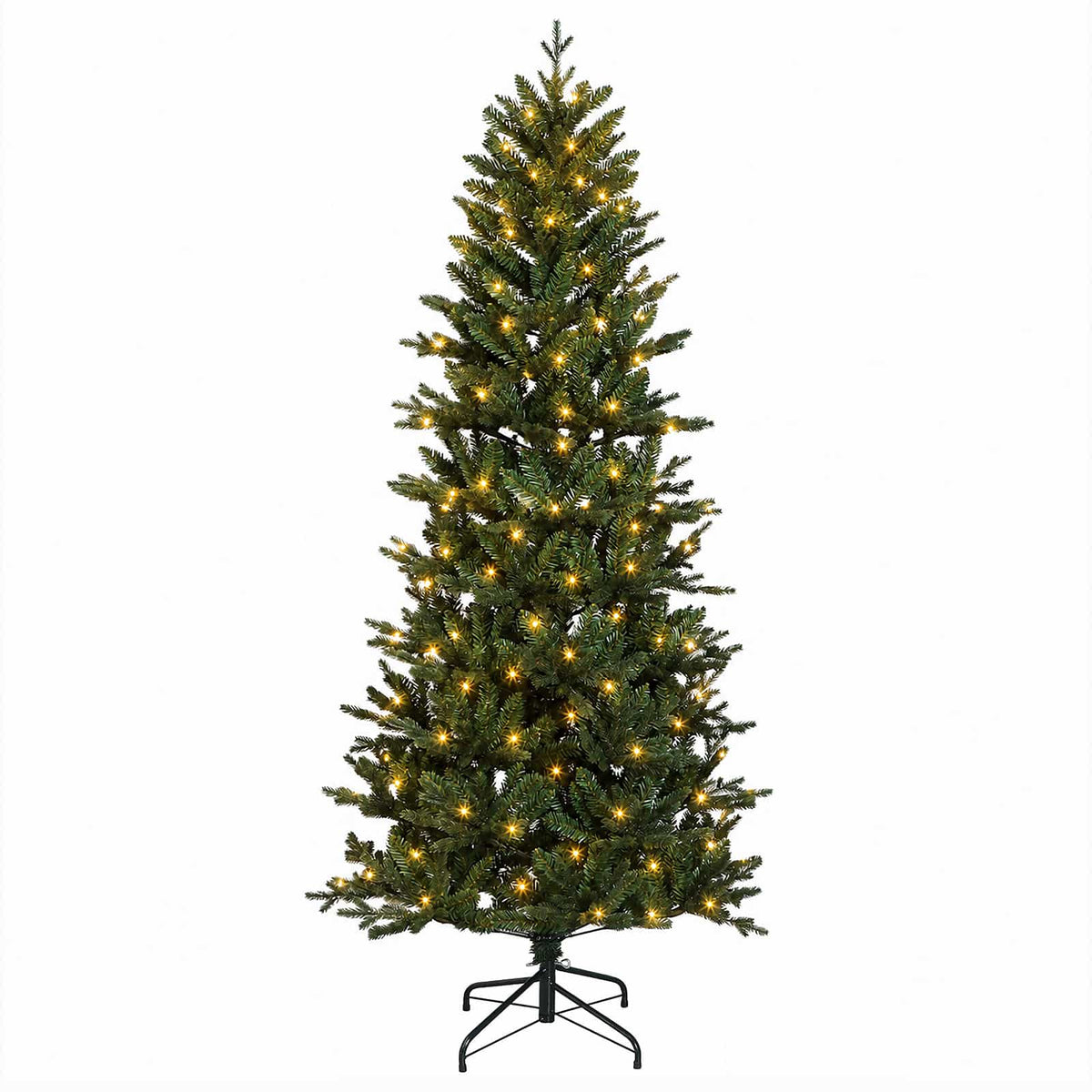 Dirbtinė Sulankstoma Kalėdų Eglutė 210 cm 300 LED Šilta balta