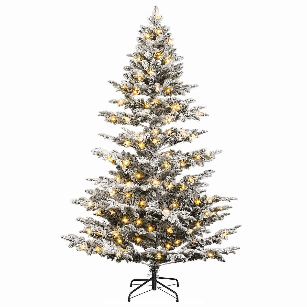 Dirbtinė Sulankstoma Kalėdų Eglutė 180 cm 300 LED Šilta balta