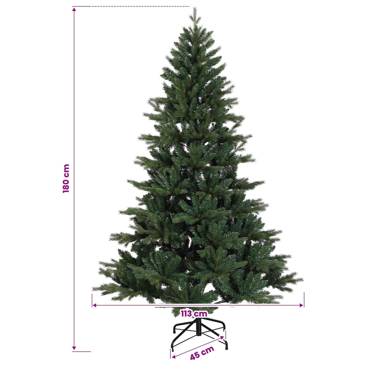 Dirbtinė Sulankstoma Kalėdų Eglutė 180 cm 300 LED Šilta balta