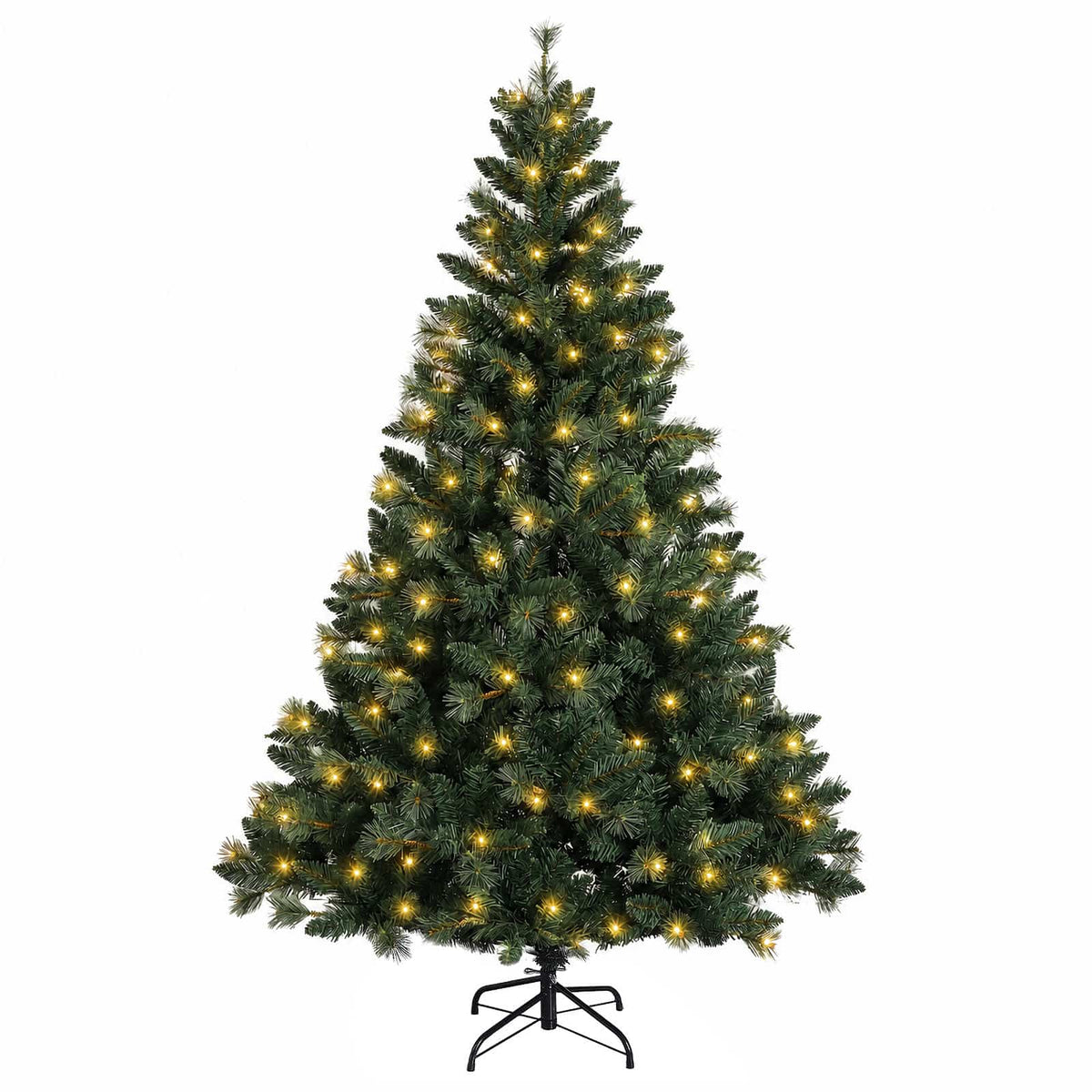 Dirbtinė Sulankstoma Kalėdų Eglutė 240 cm 300 LED Šilta balta
