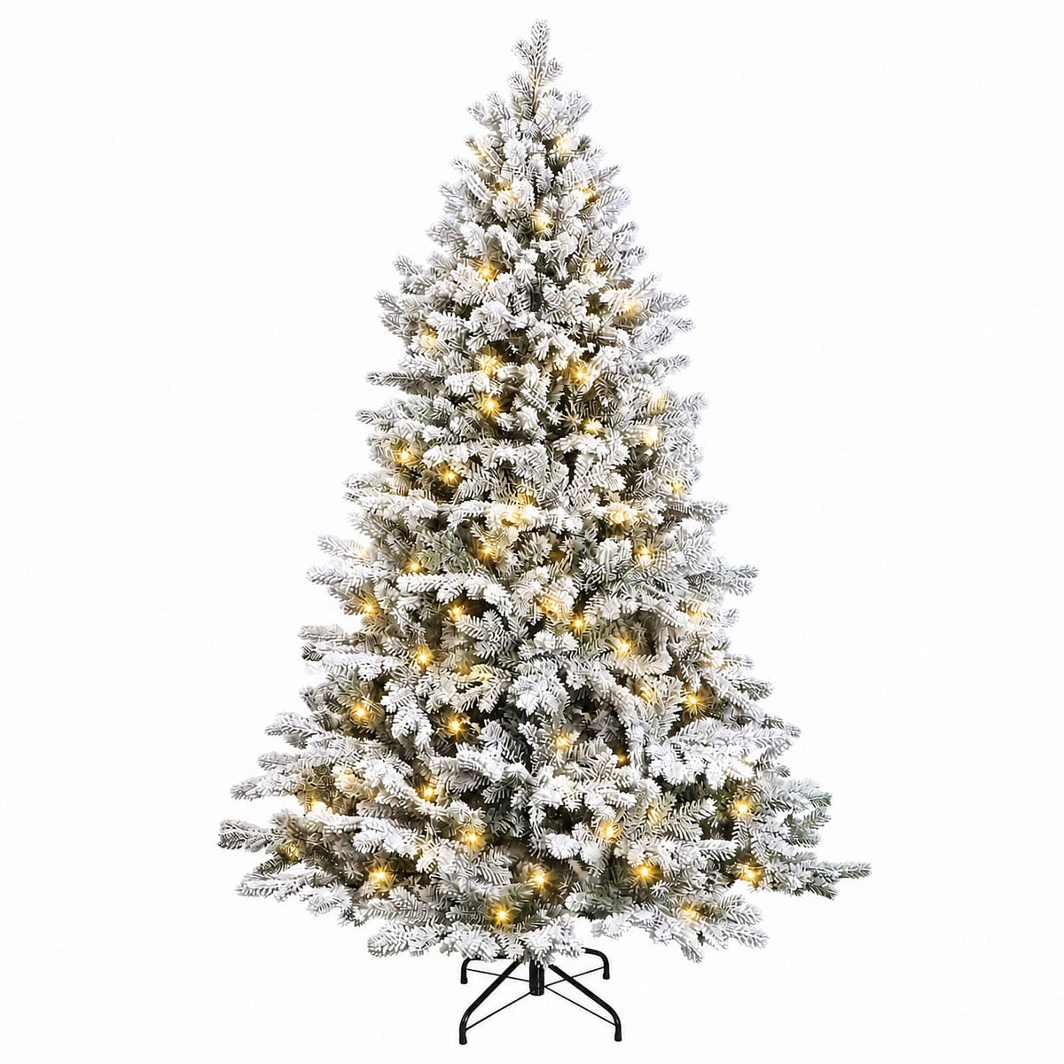 Dirbtinė Sulankstoma Kalėdų Eglutė 180 cm 300 LED Šilta balta