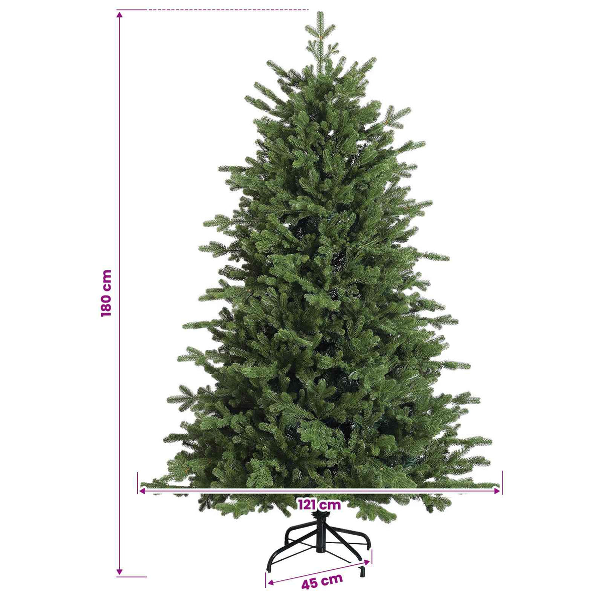 Dirbtinė Sulankstoma Kalėdų Eglutė 180 cm 300 LED Šilta balta
