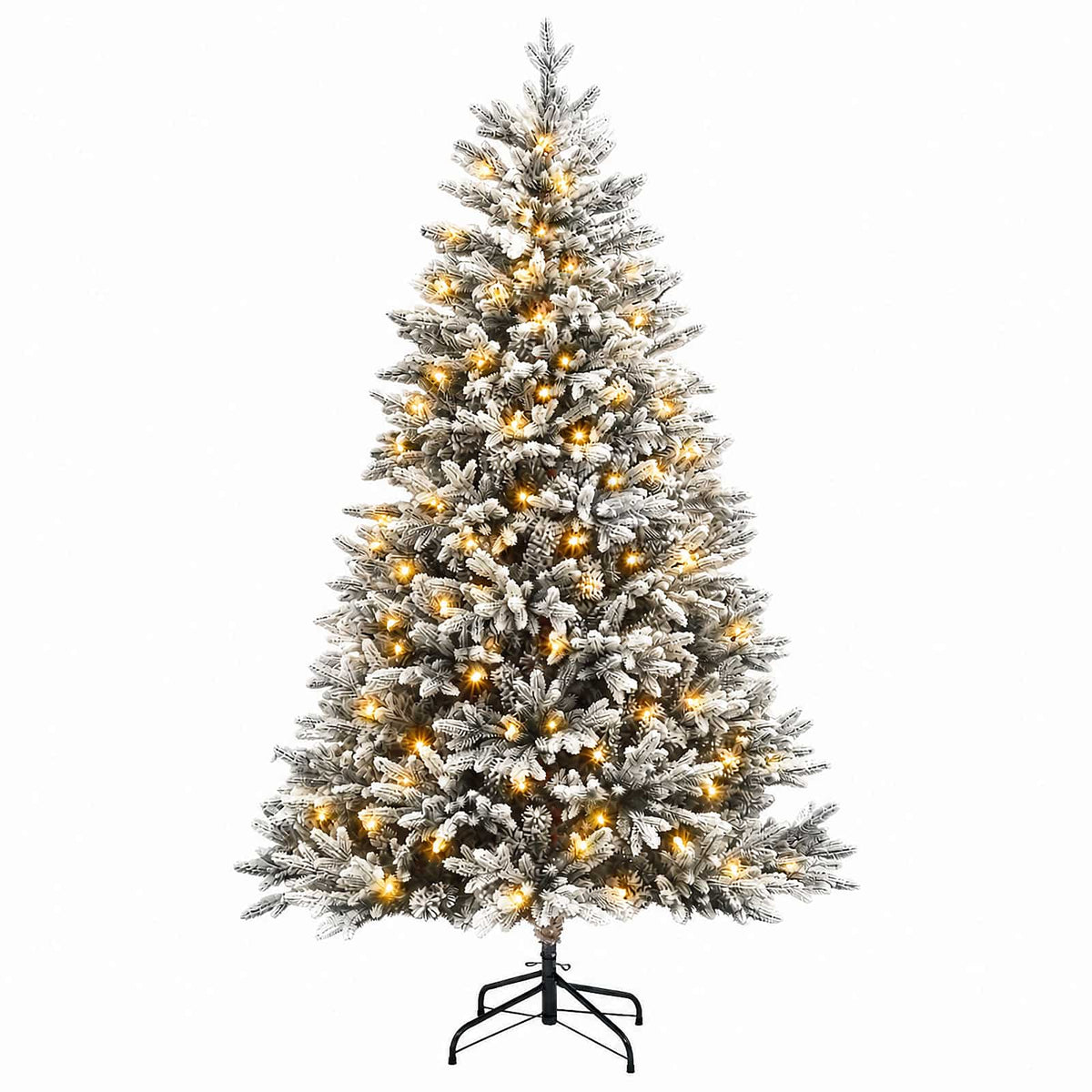 Dirbtinė Sulankstoma Kalėdų Eglutė 180 cm 300 LED Šilta balta