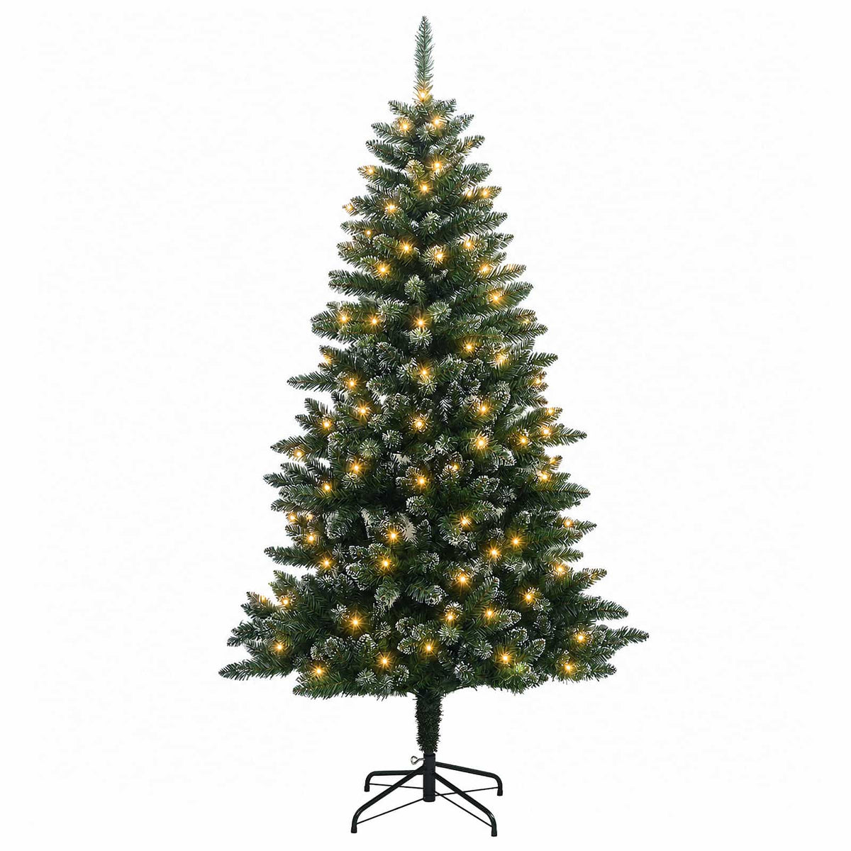Dirbtinė Sulankstoma Kalėdų Eglutė 180 cm 300 LED Šilta balta