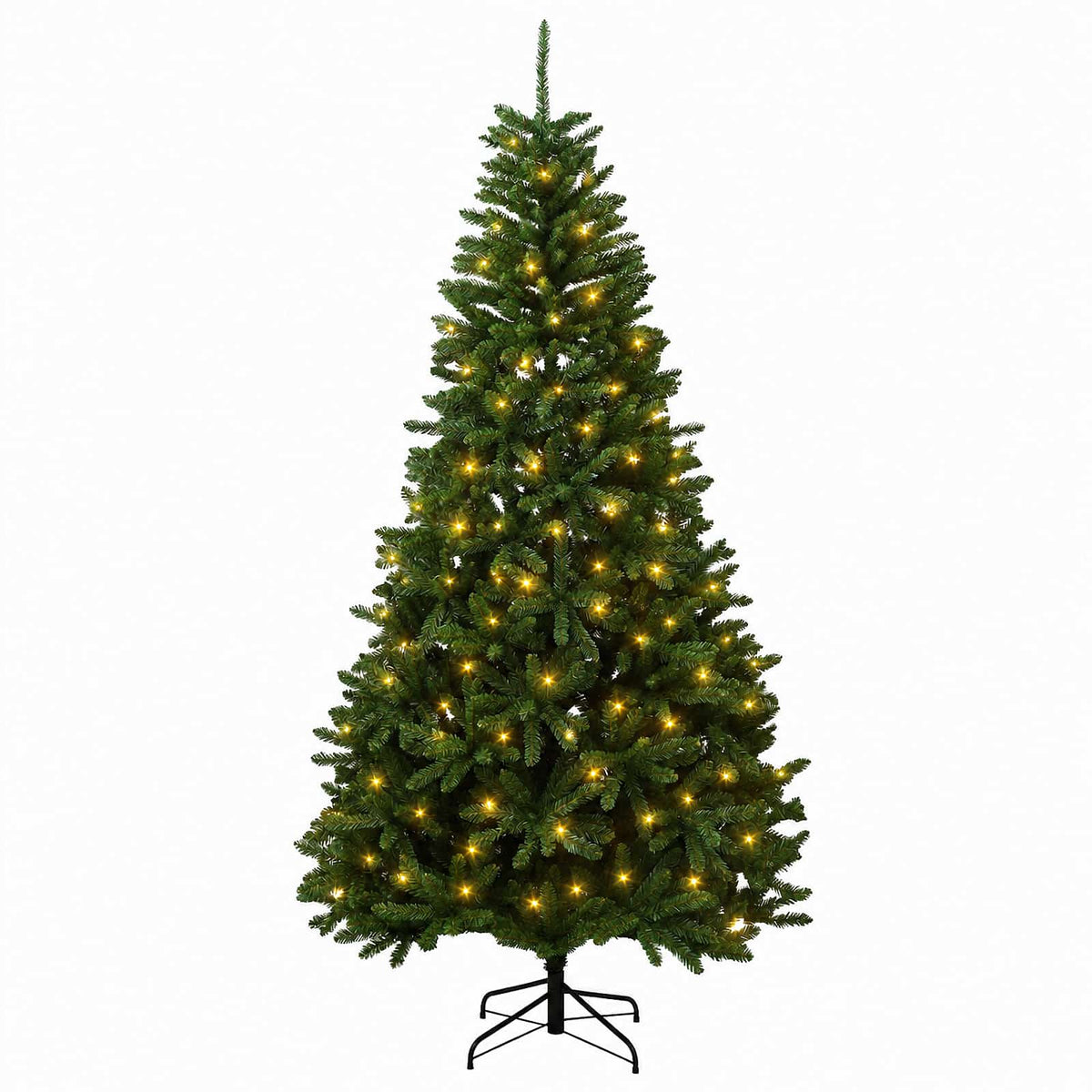 Dirbtinė Sulankstoma Kalėdų Eglutė 240 cm 300 LED Šilta balta