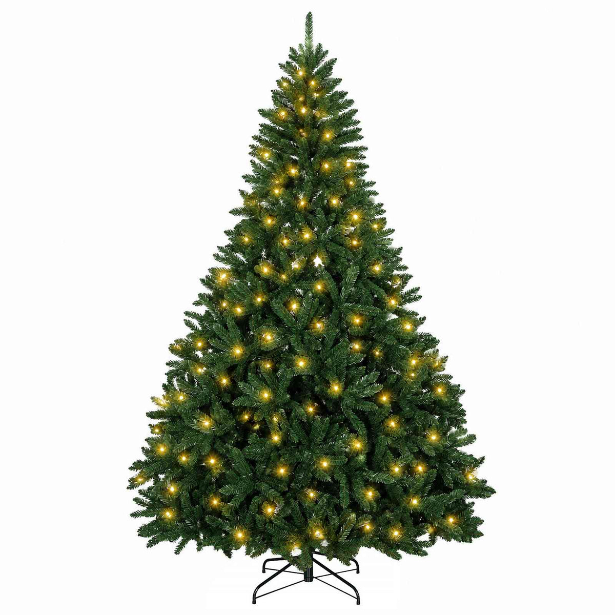 Dirbtinė Sulankstoma Kalėdų Eglutė 180 cm 300 LED Šilta balta