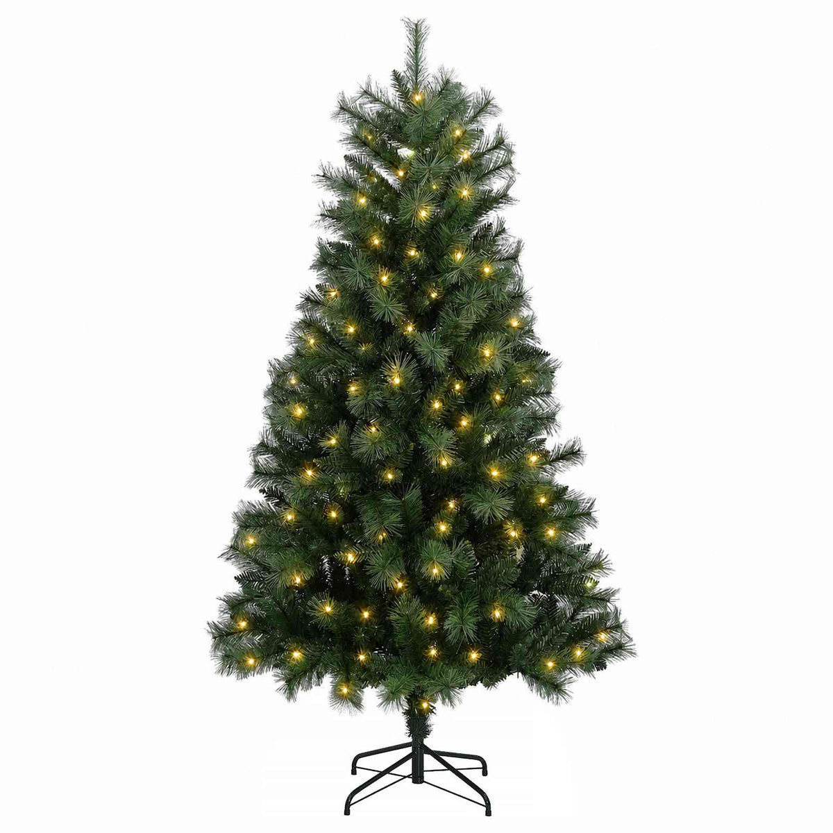 Dirbtinė Sulankstoma Kalėdų Eglutė 180 cm 300 LED Šilta balta