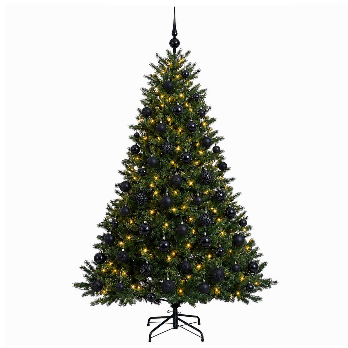 Dirbtinė kalėdinė eglutė su rutuliuku 180 cm 300 LED