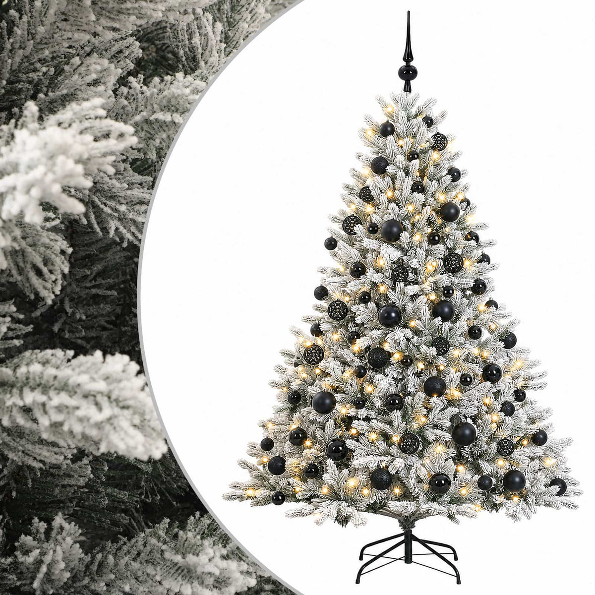 Dirbtinė kalėdinė eglutė su rutuliuku 240 cm 300 LED