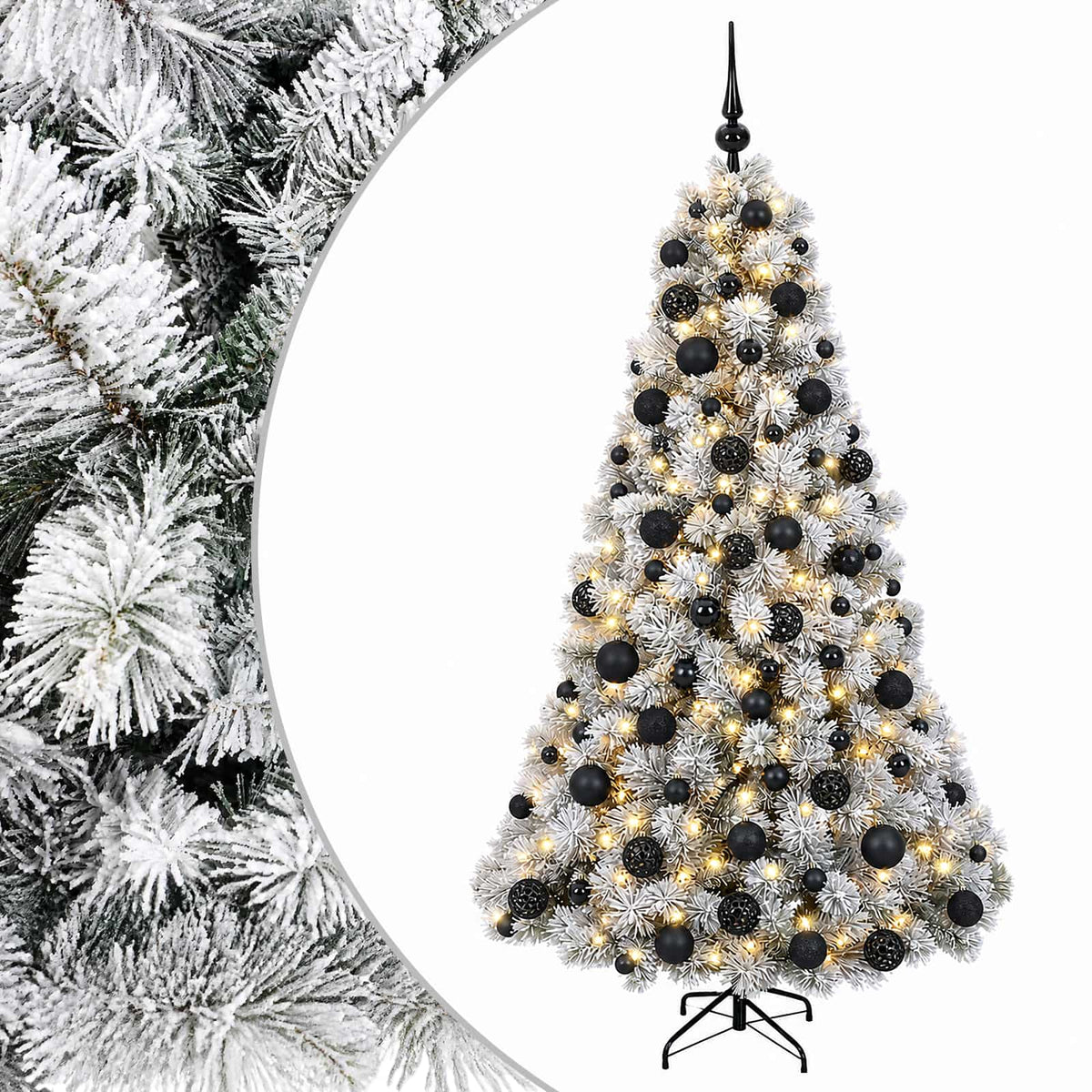 Dirbtinė kalėdinė eglutė su rutuliuku 210 cm 300 LED
