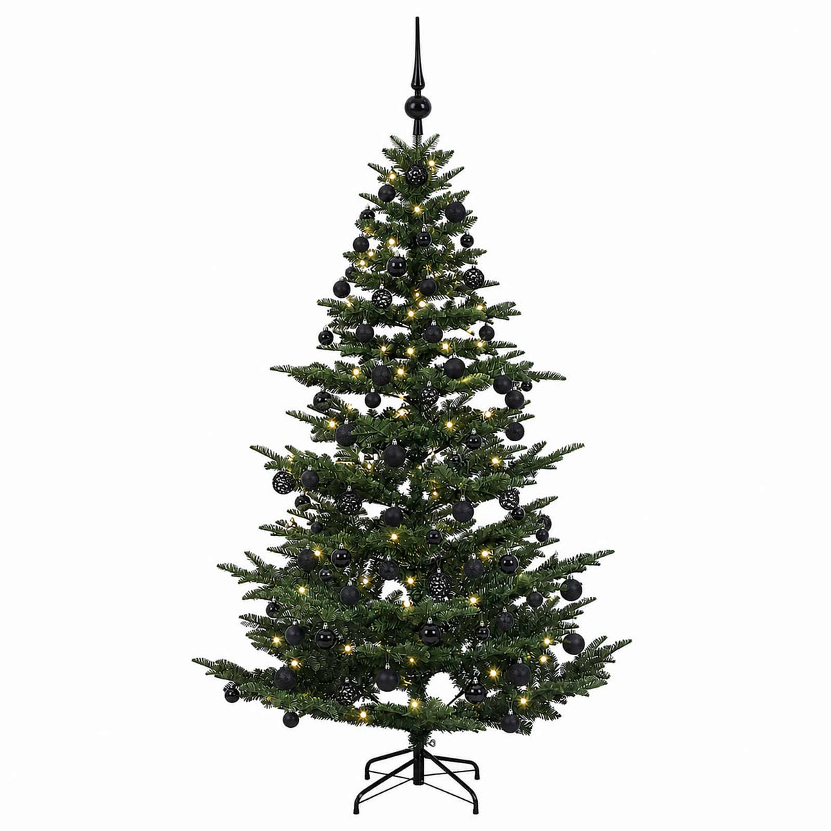 Dirbtinė kalėdinė eglutė su rutuliuku 180 cm 300 LED