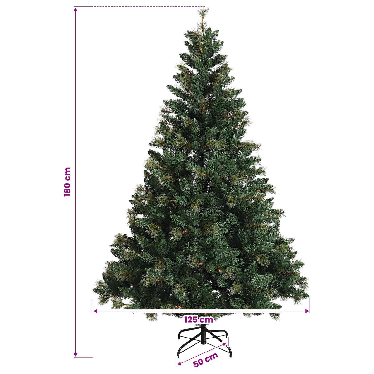 Dirbtinė Kalėdų eglutė su burbulais 180 cm 300 LED Šilta balta