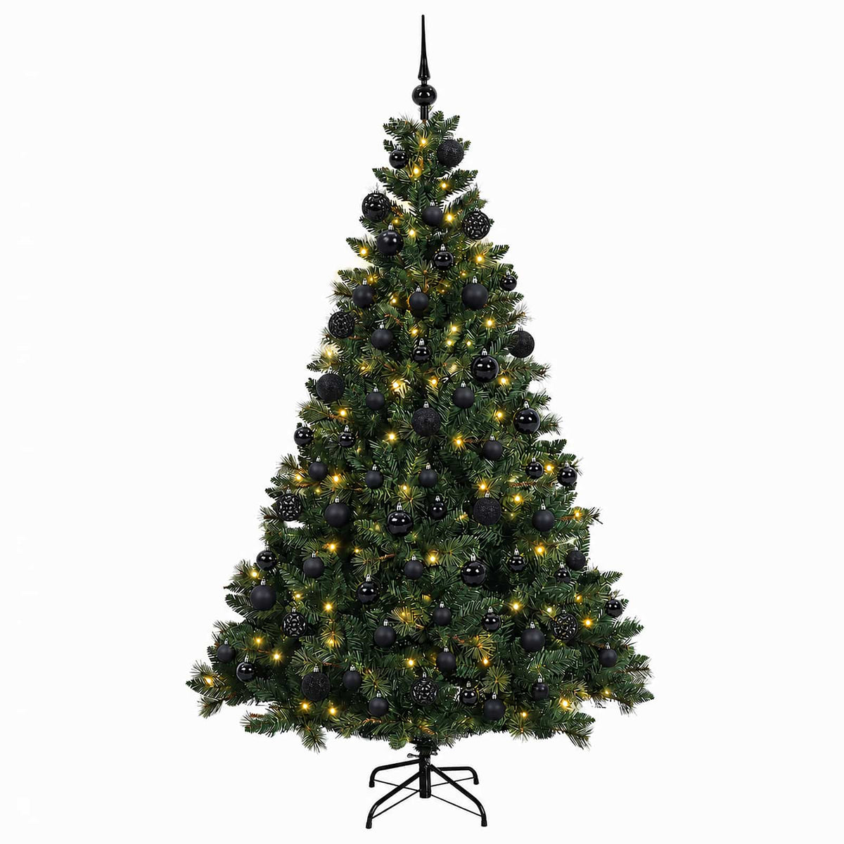 Dirbtinė Kalėdų eglutė su burbulais 240 cm 300 LED Šilta balta