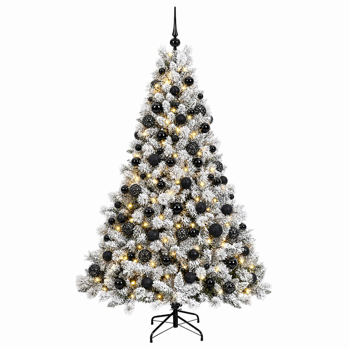 Dirbtinė Kalėdų eglutė su burbulais 240 cm 300 LED Šilta balta