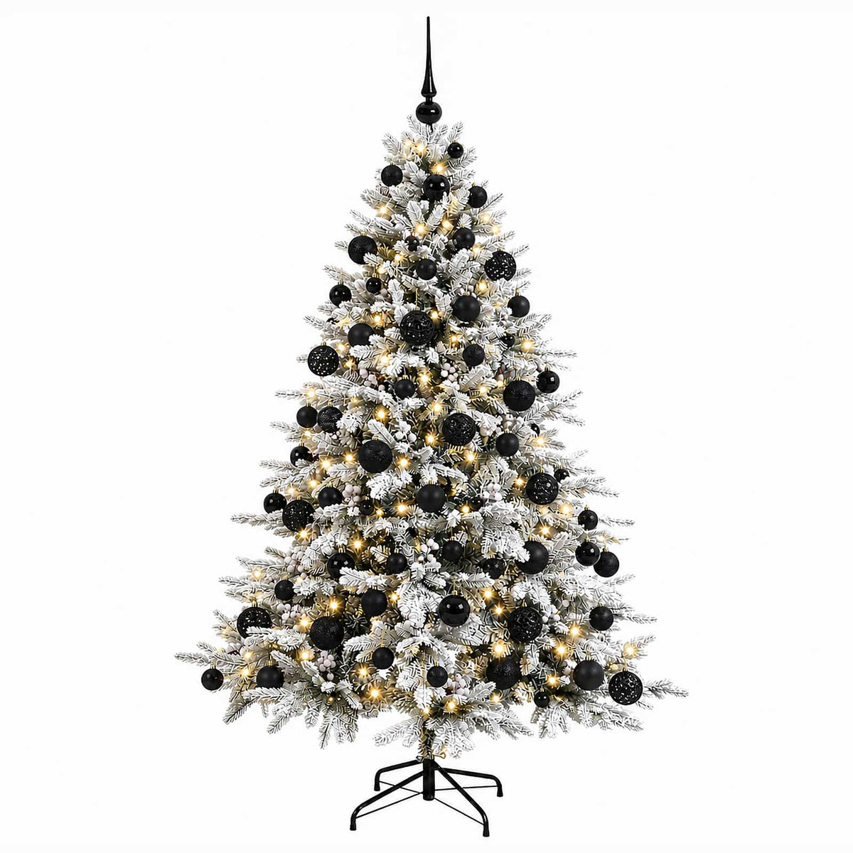 Dirbtinė kalėdinė eglutė su rutuliuku 180 cm 300 LED