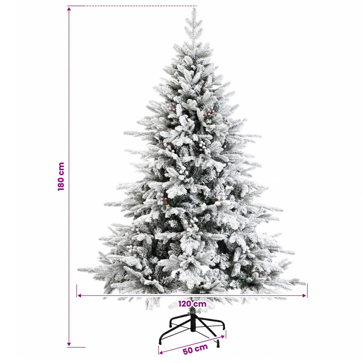 Dirbtinė kalėdinė eglutė su rutuliuku 180 cm 300 LED