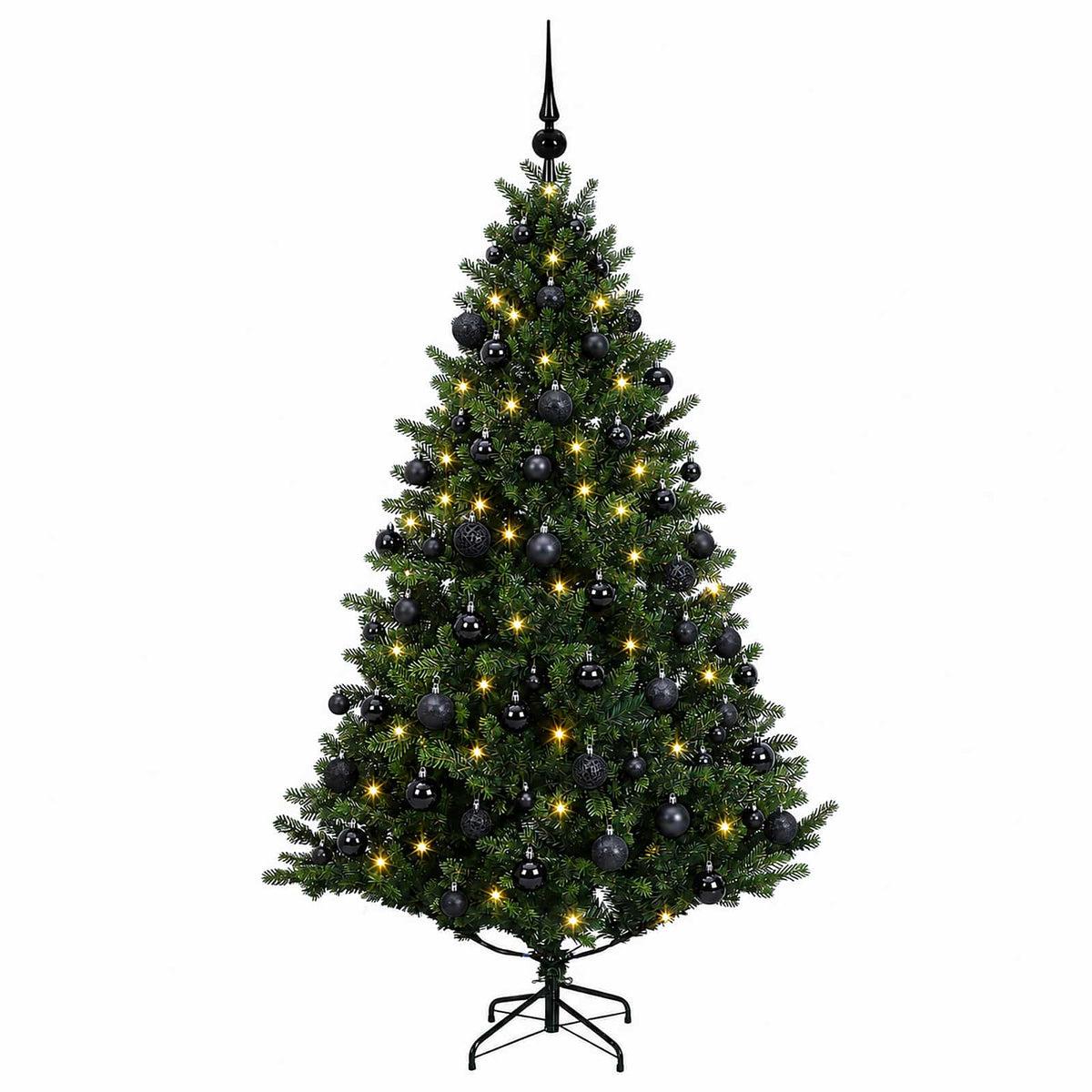 Dirbtinė Kalėdų eglutė su burbulais 240 cm 300 LED Šilta balta