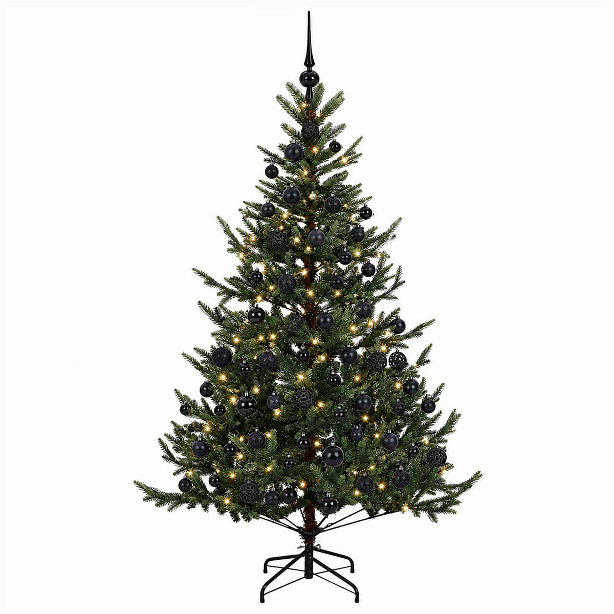 Dirbtinė kalėdinė eglutė su rutuliuku 210 cm 300 LED