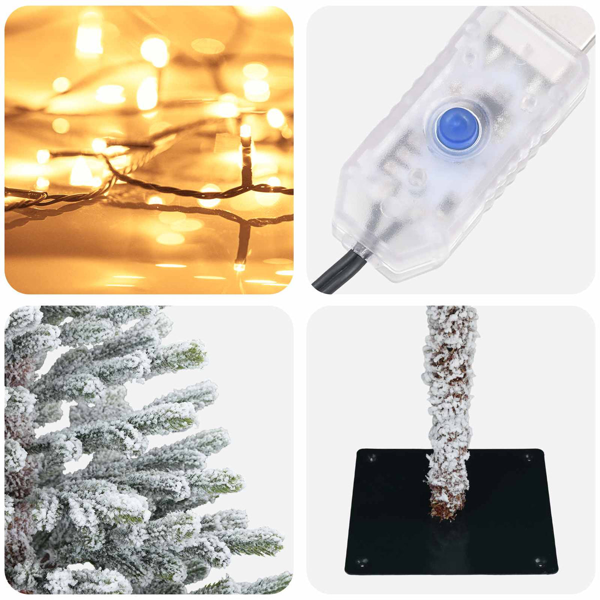 Dirbtinė kalėdinė eglutė su rutuliuku 210 cm 300 LED