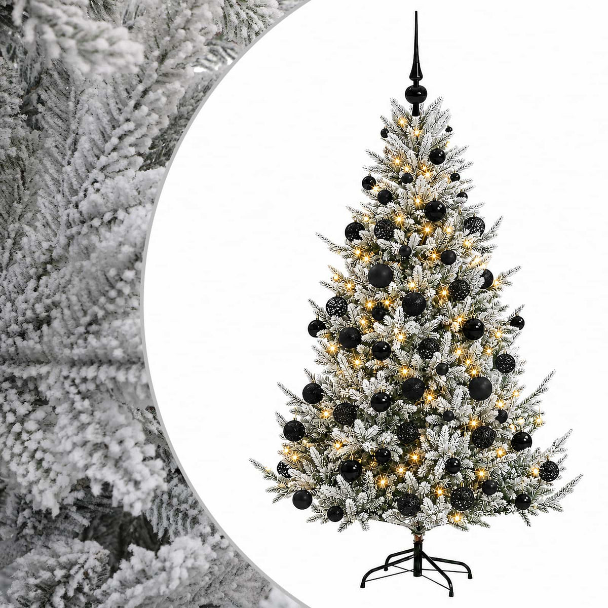 Dirbtinė kalėdinė eglutė su rutuliuku 210 cm 300 LED