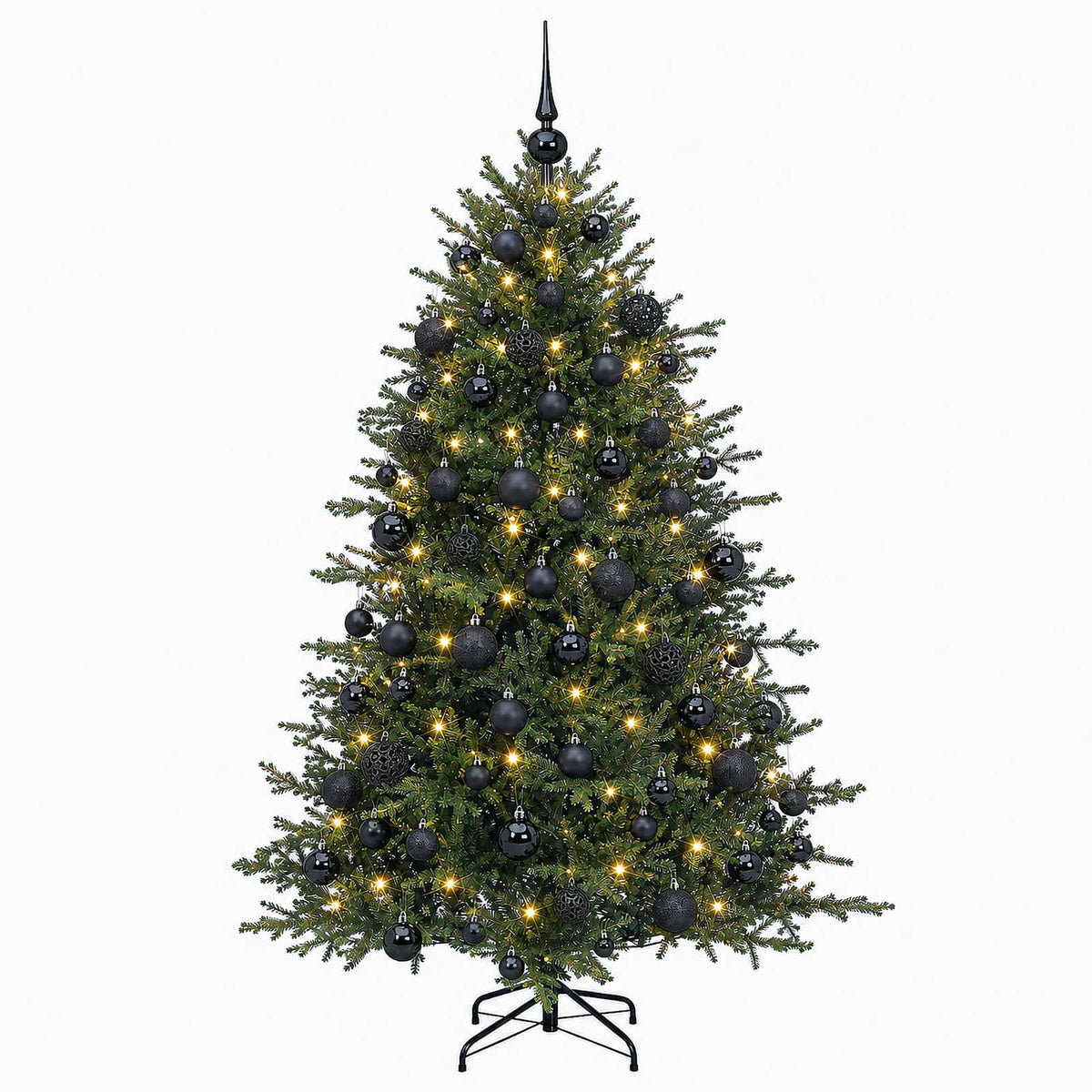 Dirbtinė kalėdinė eglutė su rutuliuku 180 cm 300 LED