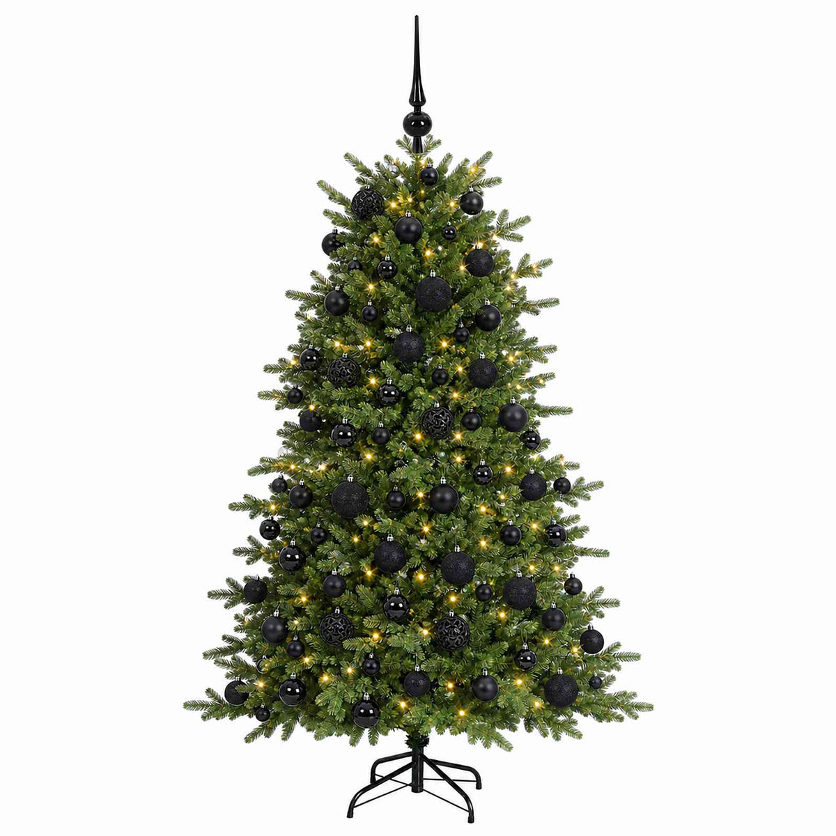Dirbtinė kalėdinė eglutė su rutuliuku 180 cm 300 LED