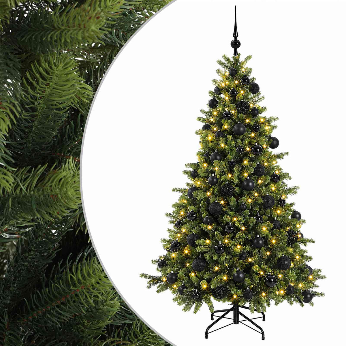 Dirbtinė kalėdinė eglutė su rutuliuku 240 cm 300 LED